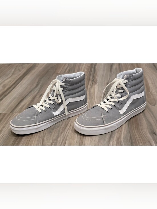 Vans Shoes - Vans Sk8-Hi Frost Gray High Top Sneakers Women’s 12 Men’s 10.5